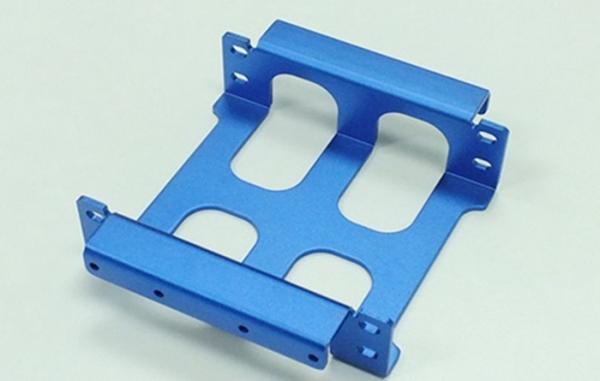 CNC Precision Machining Anodized / Sand Blasting Metal Parts Aluminum Prototype, Blue Anodizing CNC parts