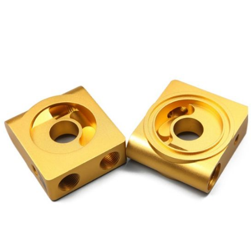 Aluminum Parts with CNC Process Gold Anodize